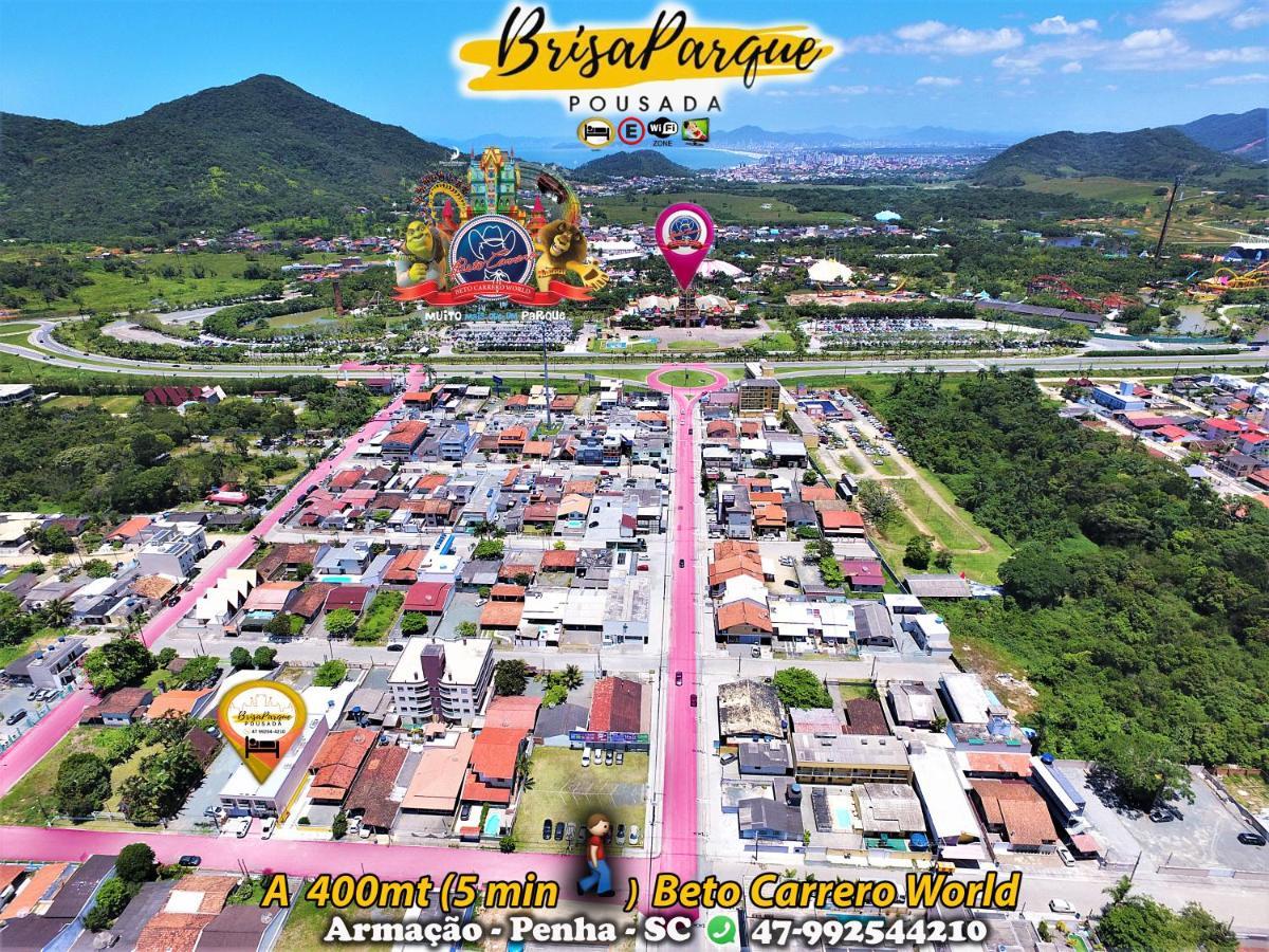Pousada Brisa Parque - 400 metros do Parque Penha (Santa Catarina) Exterior foto